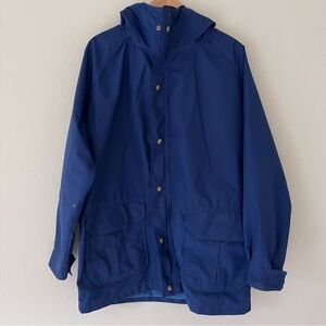 Woolrich Mens Parka Size Medium Vintage USA Navy Chore Outdoor Fisherman